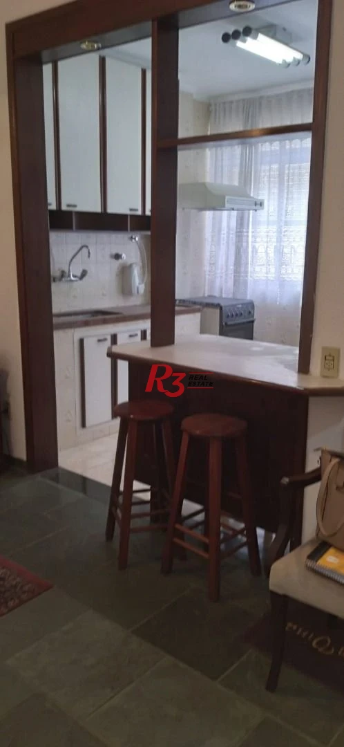 Apartamento com 1 dormitório, 50 m² - Gonzaga - Santos/SP