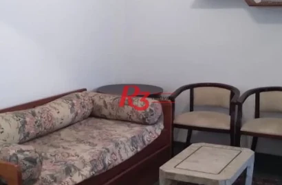 Apartamento com 1 dormitório, 50 m² - Gonzaga - Santos/SP