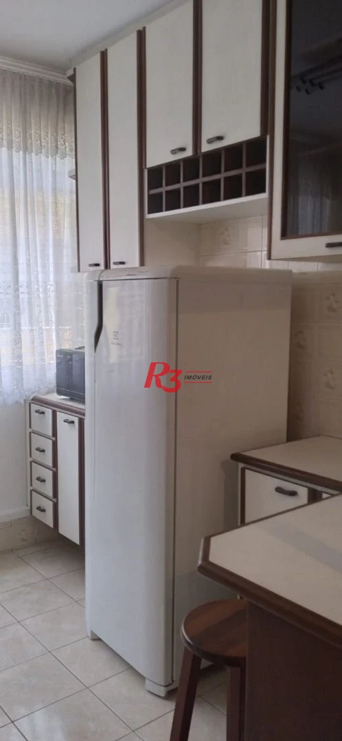 Apartamento com 1 dormitório, 50 m² - Gonzaga - Santos/SP