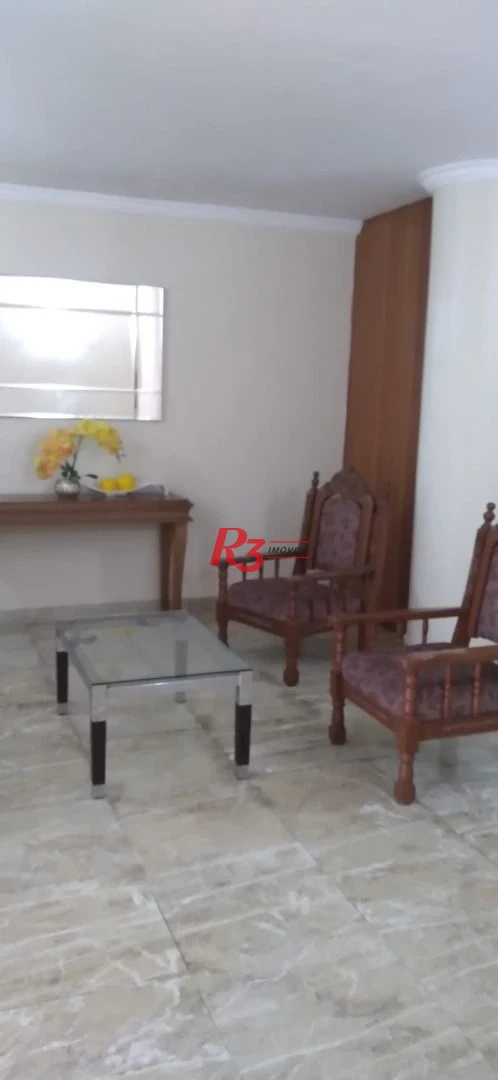 Apartamento com 1 dormitório, 50 m² - Gonzaga - Santos/SP