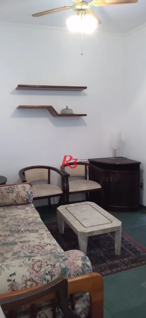 Apartamento com 1 dormitório, 50 m² - Gonzaga - Santos/SP