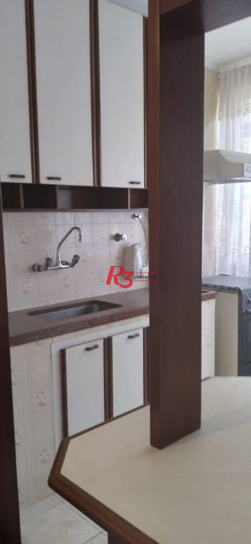 Apartamento com 1 dormitório, 50 m² - Gonzaga - Santos/SP