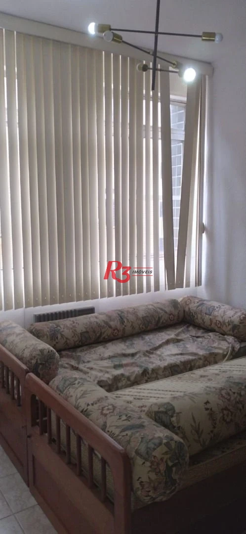 Apartamento com 1 dormitório, 50 m² - Gonzaga - Santos/SP