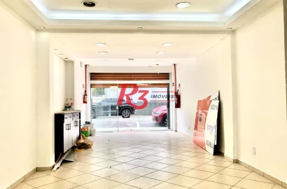 Loja para alugar, 80 m² por R$ 3.200,00/mês - Centro - Santos/SP