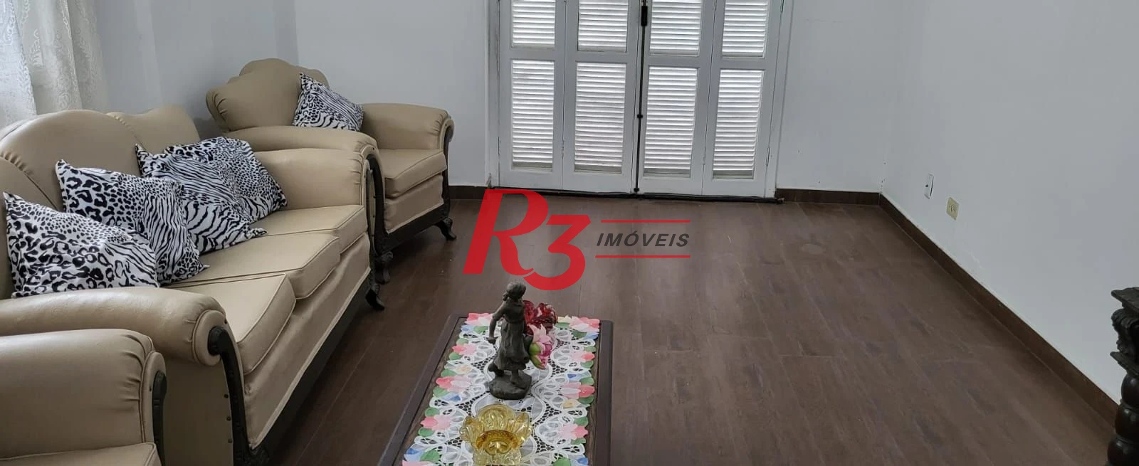 Apartamento com 3 dormitórios à venda, 110 m² - José Menino - Santos/SP