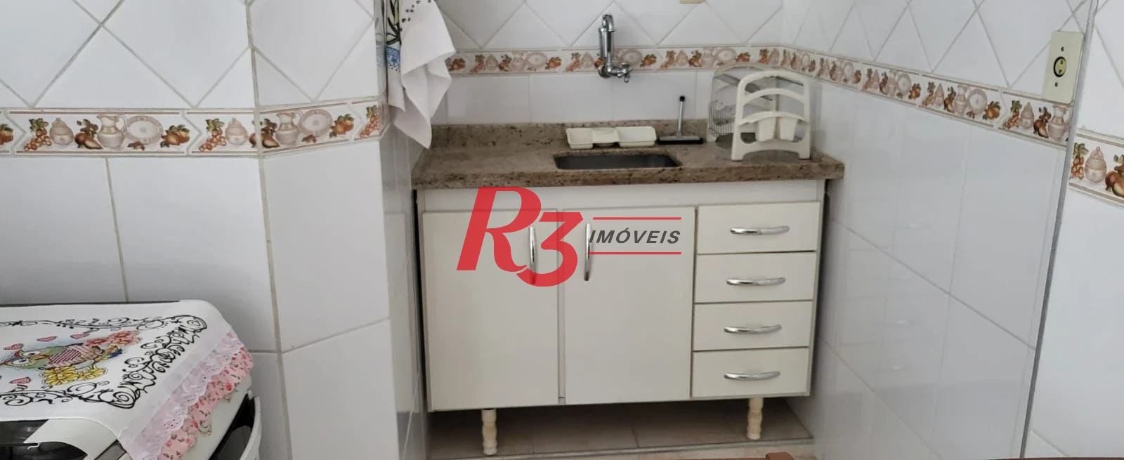 Apartamento com 3 dormitórios à venda, 110 m² - José Menino - Santos/SP