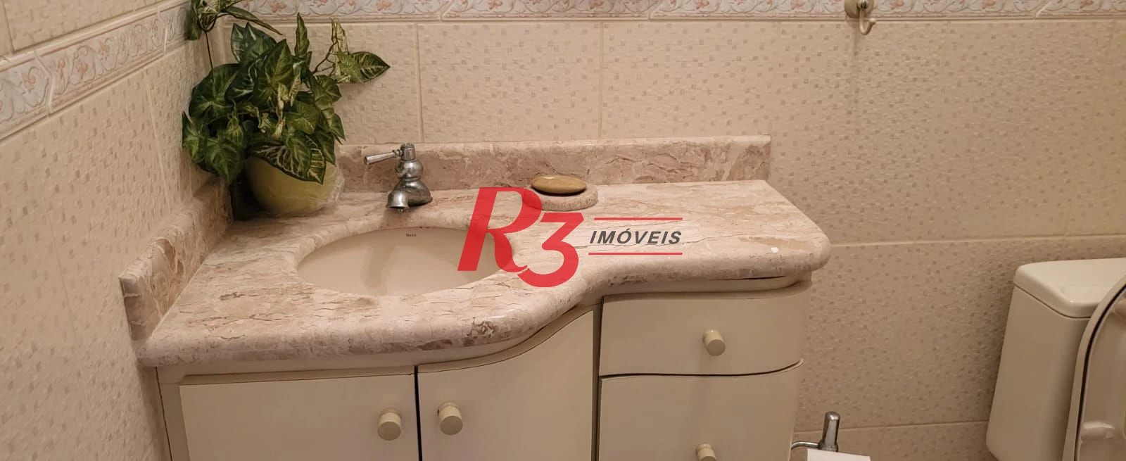 Apartamento com 3 dormitórios à venda, 110 m² - José Menino - Santos/SP