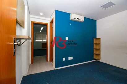 Sala para alugar, 53 m² - Gonzaga - Santos/SP