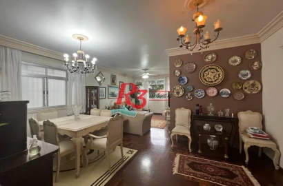 Apartamento com 3 dormitórios à venda, 152 m² por R$ 1.600.000,00 - Ponta da Praia - Santos/SP