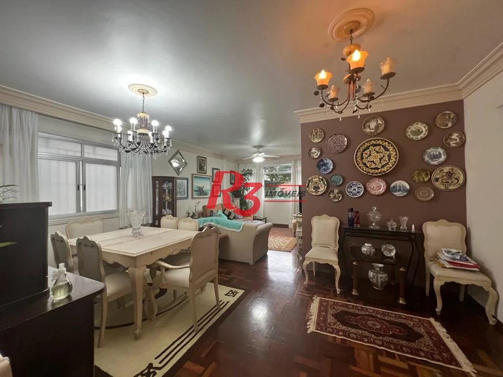 Apartamento com 3 dormitórios à venda, 152 m² por R$ 1.600.000,00 - Ponta da Praia - Santos/SP