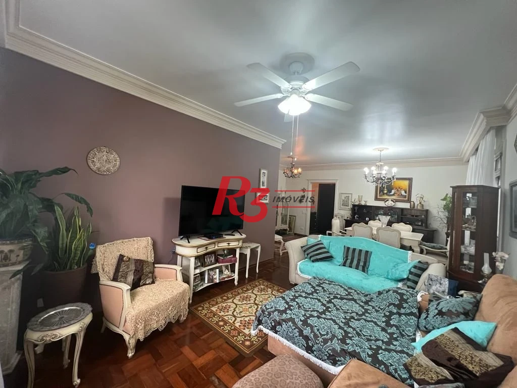 Apartamento com 3 dormitórios à venda, 152 m² por R$ 1.600.000,00 - Ponta da Praia - Santos/SP