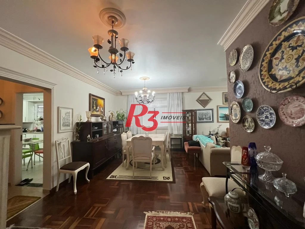 Apartamento com 3 dormitórios à venda, 152 m² por R$ 1.600.000,00 - Ponta da Praia - Santos/SP