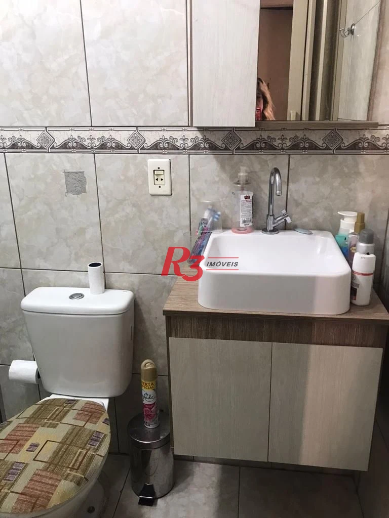 Apartamento com 2 dormitórios à venda, 67 m²  - Saboó - Santos/SP