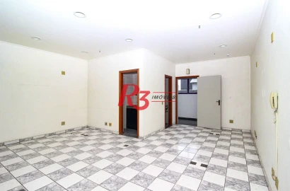 Sala para alugar, 59 m² por R$ 2.600,00/mês - Vila Matias - Santos/SP