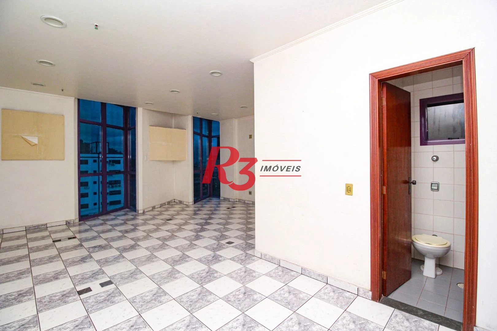 Sala para alugar, 59 m² por R$ 2.600,00/mês - Vila Matias - Santos/SP