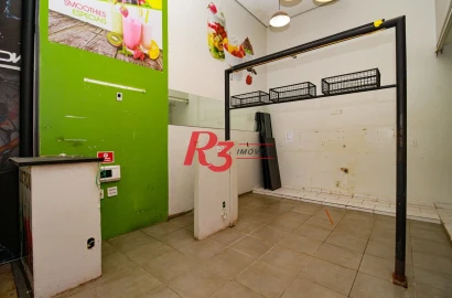 Loja para alugar, 60 m² - Gonzaga - Santos/SP