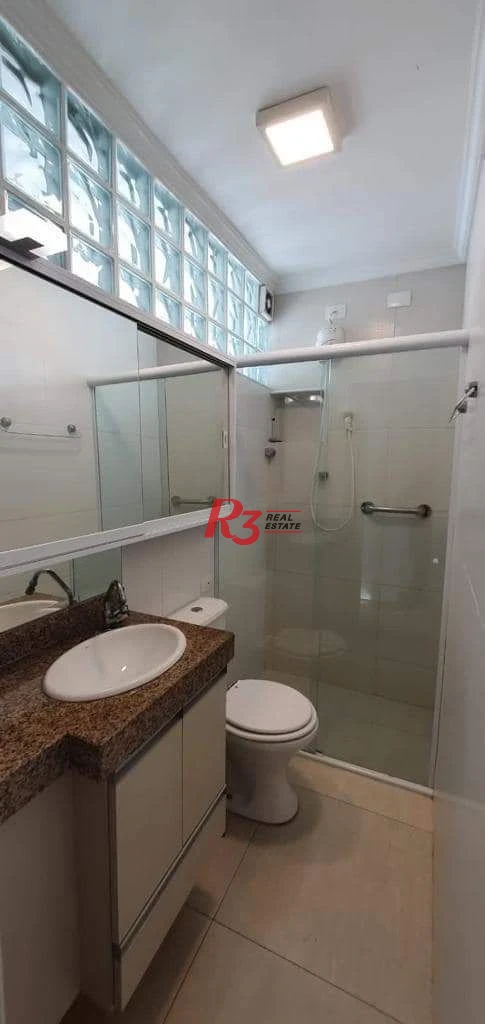 Apartamento para alugar, 125 m² por R$ 5.000,00/mês - Boqueirão - Santos/SP