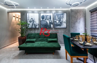 Apartamento com 2 dormitórios à venda, 70 m² por R$ 650.000,00 - Vila Belmiro - Santos/SP