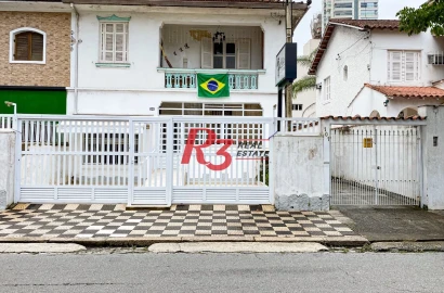 Casa com 3 dormitórios à venda, 192 m² por R$ 900.000,00 - Boqueirão - Santos/SP