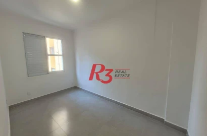 Apartamento para alugar, 70 m² por R$ 2.800,02/mês - Gonzaga - Santos/SP