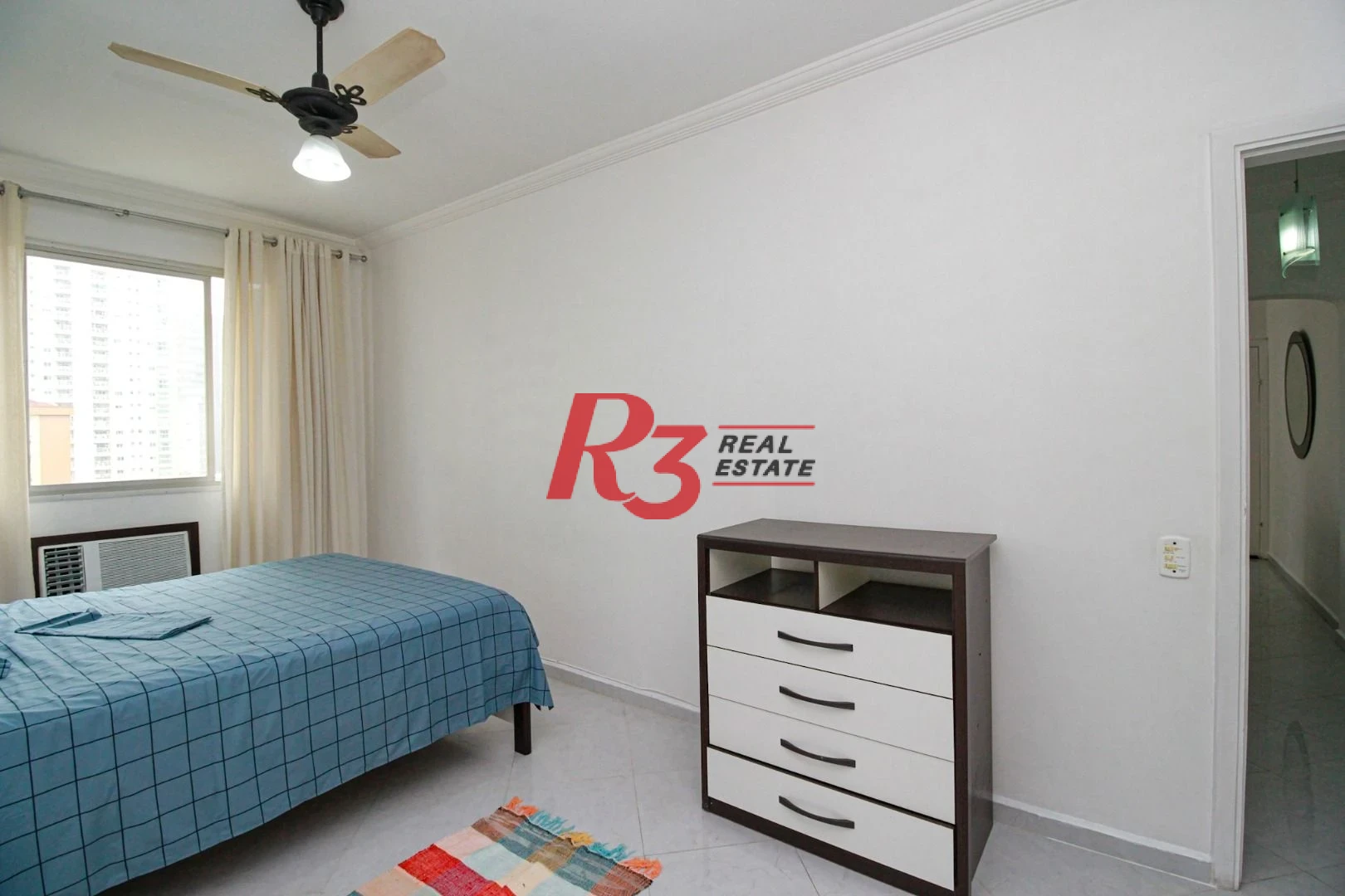Apartamento com 1 dormitório para alugar, 60 m² - Boqueirão - Santos/SP