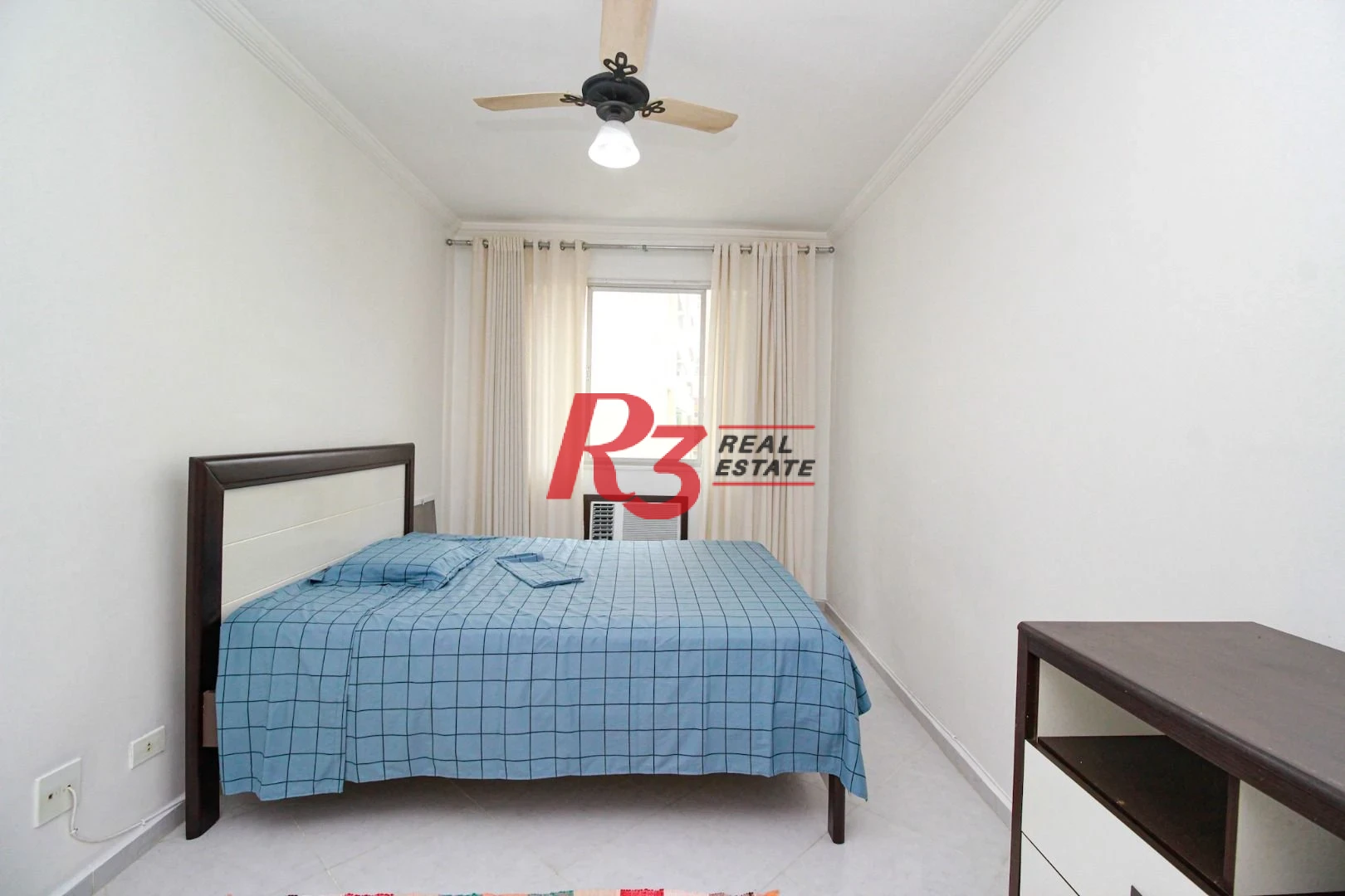 Apartamento com 1 dormitório para alugar, 60 m² - Boqueirão - Santos/SP