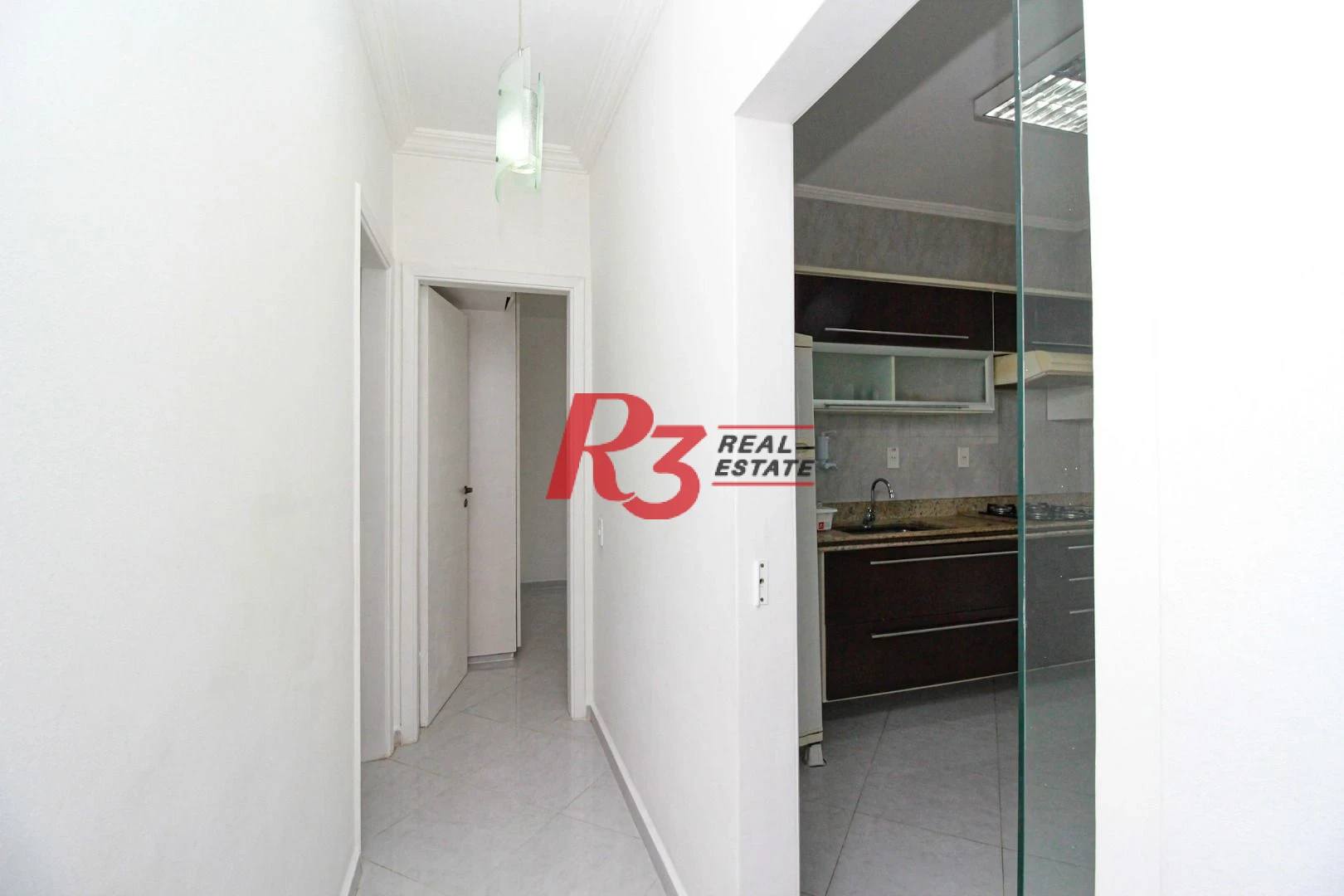 Apartamento com 1 dormitório para alugar, 60 m² - Boqueirão - Santos/SP