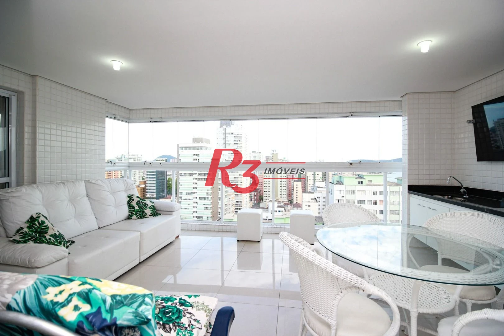 Apartamento com 3 dormitórios para alugar, 134 m² por R$ 11.500,00/mês - Embaré - Santos/SP