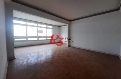 Apartamento com 3 dormitórios à venda, 175 m² - Boqueirão - Santos/SP