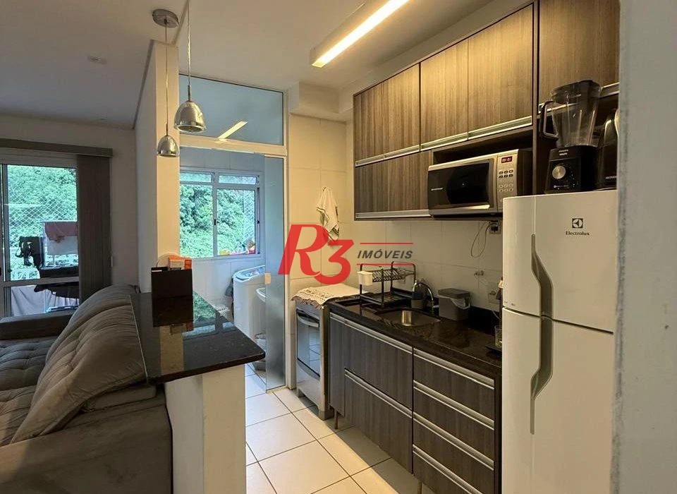 Apartamento com 2 dormitórios à venda, 64 m² por R$ 500.000,00 - Marapé - Santos/SP