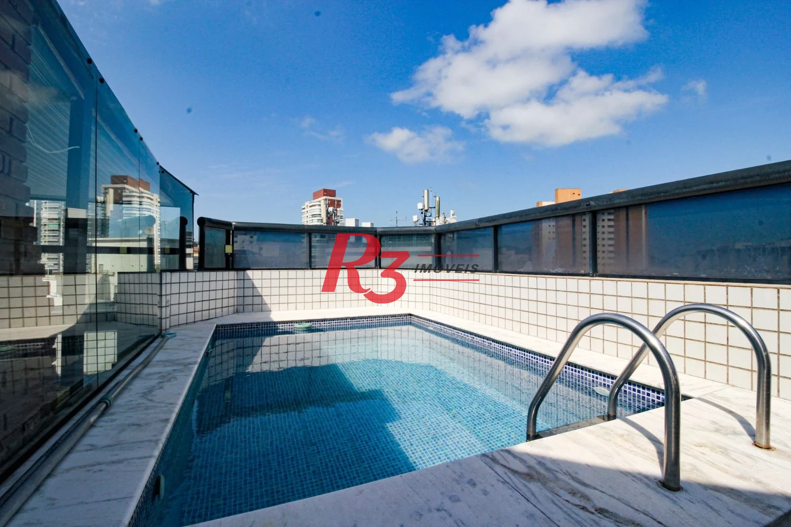 Cobertura com 4 dormitórios à venda, 225m² - Ponta da Praia - Santos/SP