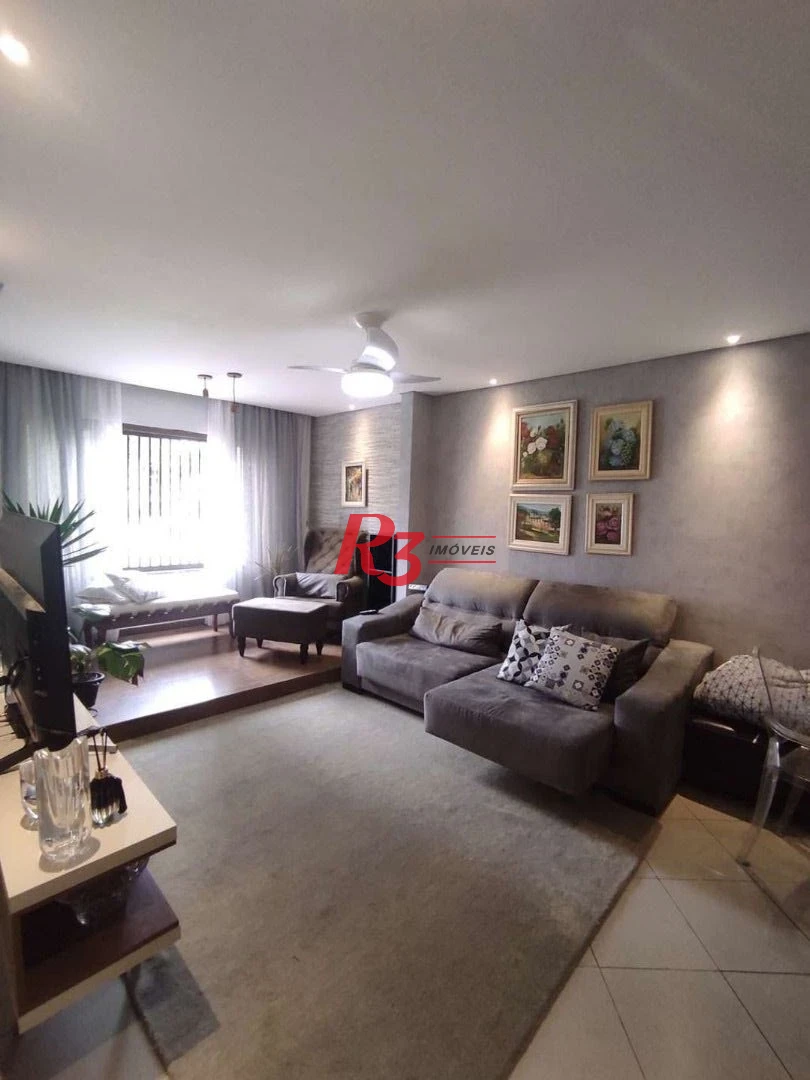 Sobrado com 3 dormitórios à venda, 130 m² por R$ 1.100.000,00 - Marapé - Santos/SP
