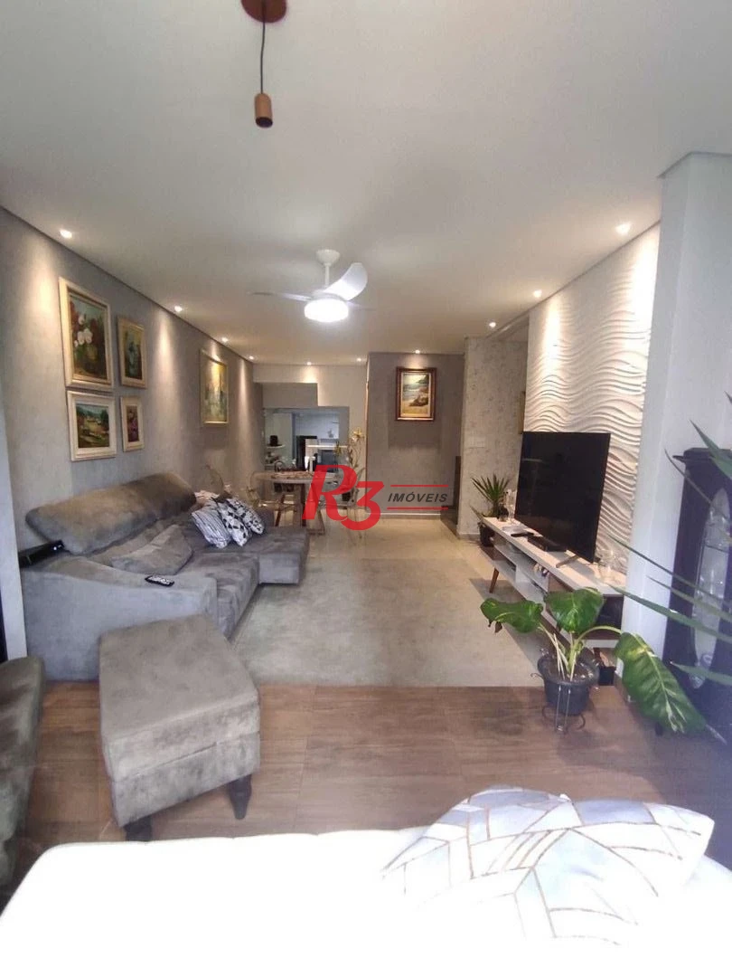 Sobrado com 3 dormitórios à venda, 130 m² por R$ 1.100.000,00 - Marapé - Santos/SP