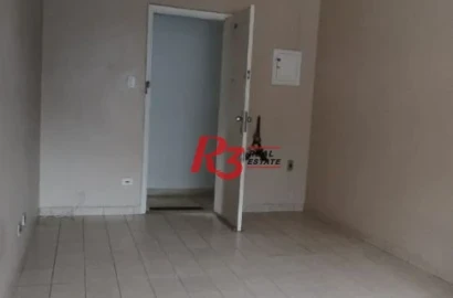 Apartamento com 1 dormitório à venda, 50 m² - Marapé - Santos/SP