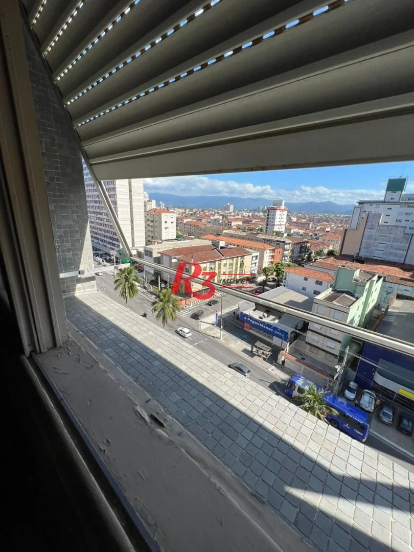 Apartamento na orla da praia Boa Vista em São Vicente.