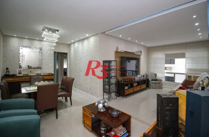 Apartamento à venda, 125 m² por R$ 950.000,00 - Embaré - Santos/SP