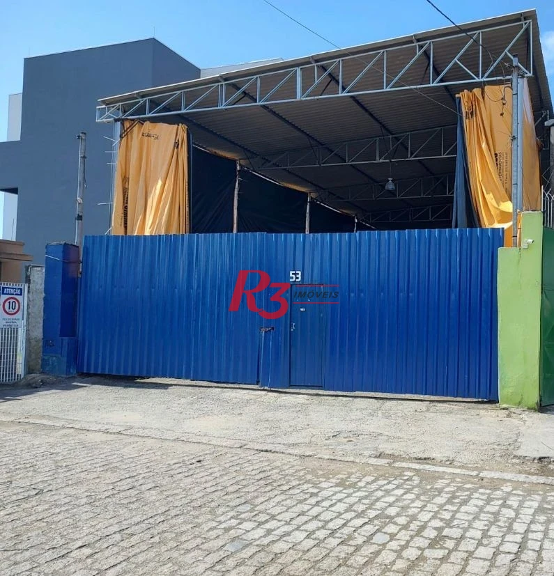 Galpão para alugar, 542 m² por R$ 25.000,00/mês - Macuco - Santos/SP