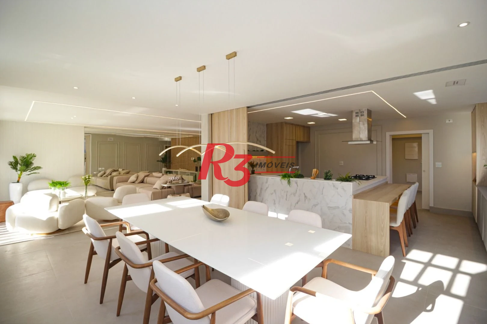 Apartamento com 4 dormitórios à venda, 301 m² por R$ 3.100.000,00 - Boqueirão - Santos/SP