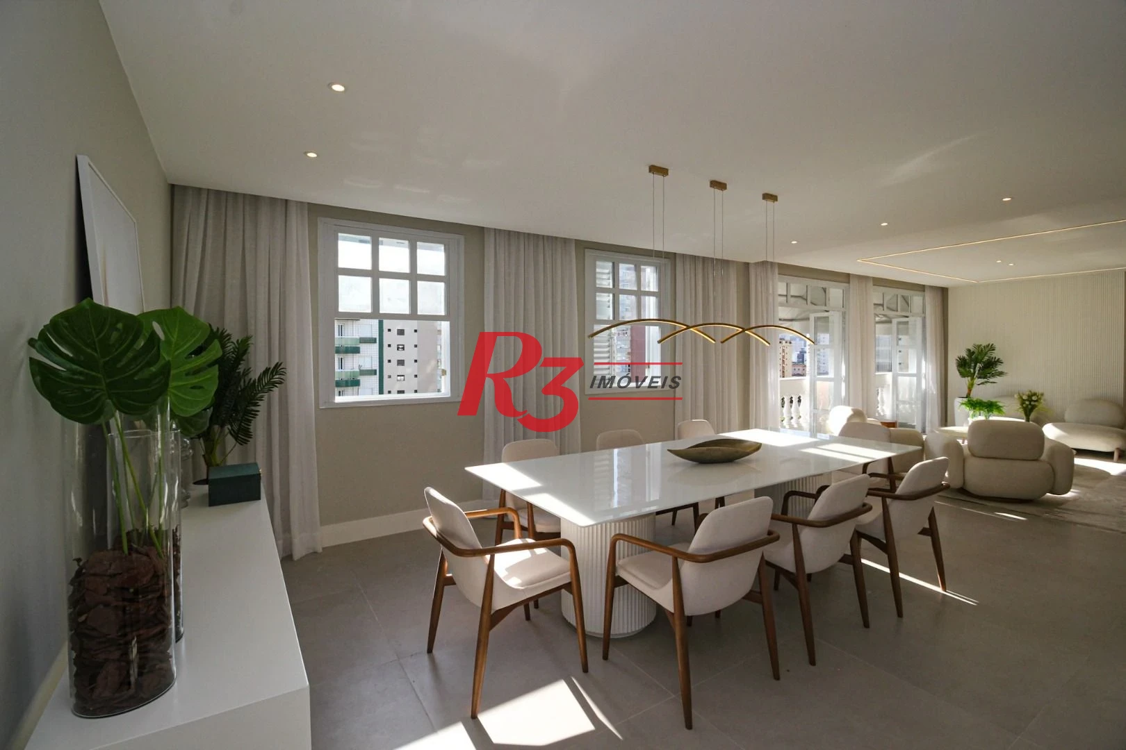 Apartamento com 4 dormitórios à venda, 301 m² por R$ 3.100.000,00 - Boqueirão - Santos/SP