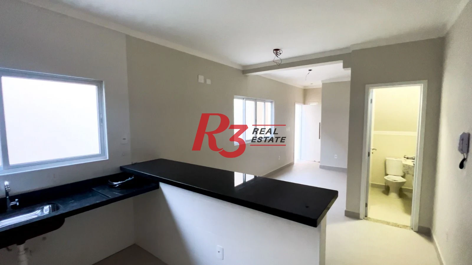 Sobrado com 3 dormitórios à venda, 125 m² - Marapé - Santos/SP