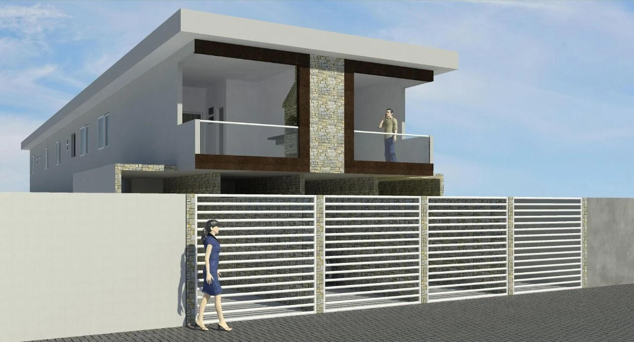 Sobrado com 3 dormitórios à venda, 100 m² - Marapé - Santos/SP