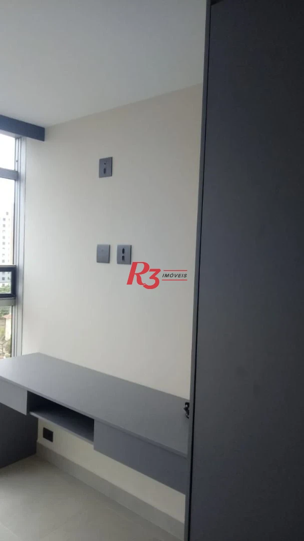 Apartamento com 1 dormitório à venda, 76 m² - Aparecida - Santos/SP
