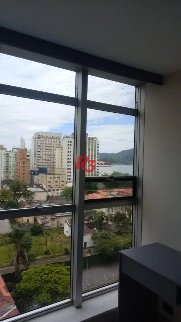 Apartamento com 1 dormitório à venda, 76 m² - Aparecida - Santos/SP