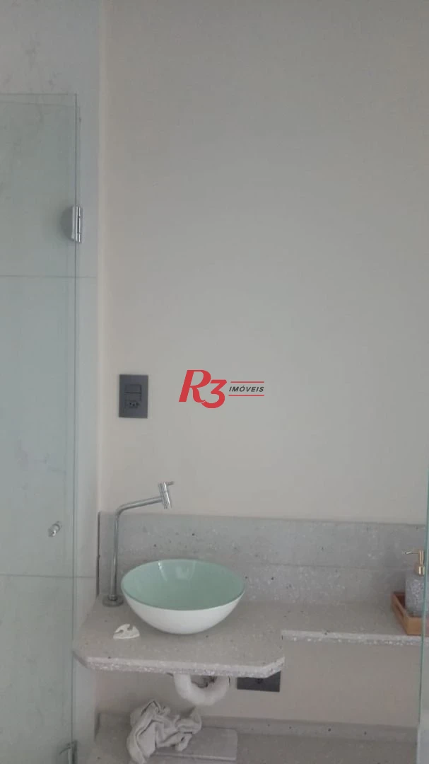 Apartamento com 1 dormitório à venda, 76 m² - Aparecida - Santos/SP