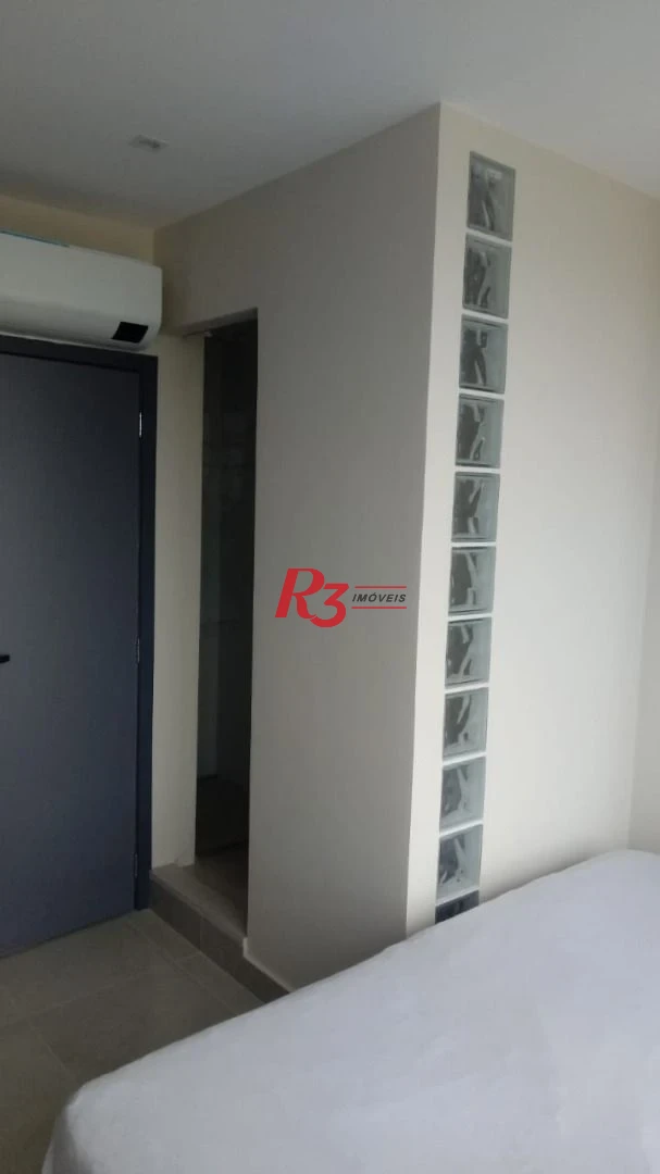 Apartamento com 1 dormitório à venda, 76 m² - Aparecida - Santos/SP