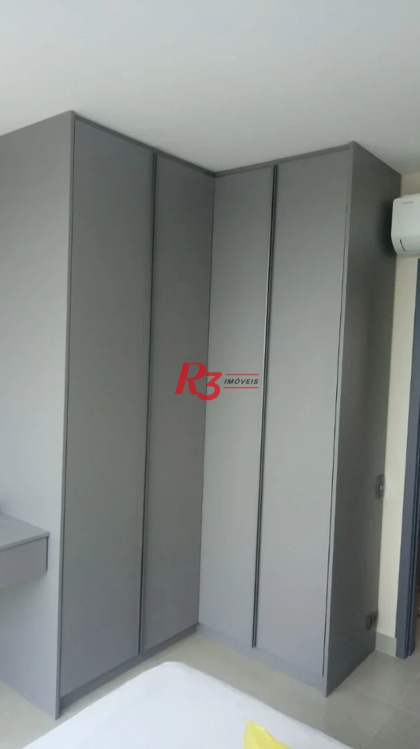Apartamento com 1 dormitório à venda, 76 m² - Aparecida - Santos/SP