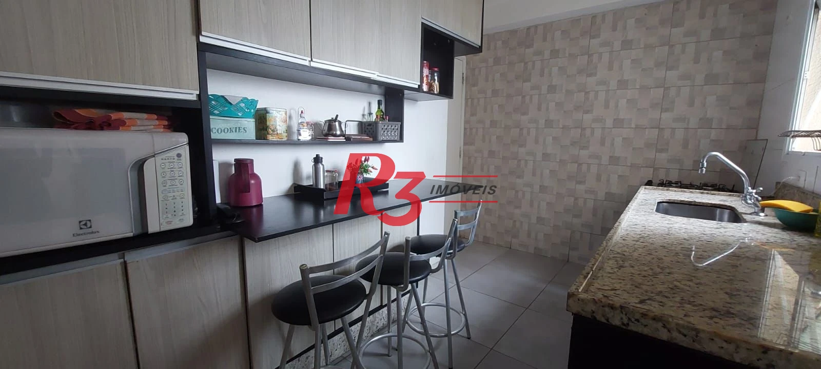Apartamento com 3 dormitórios à venda, 111 m² - Ponta da Praia - Santos/SP