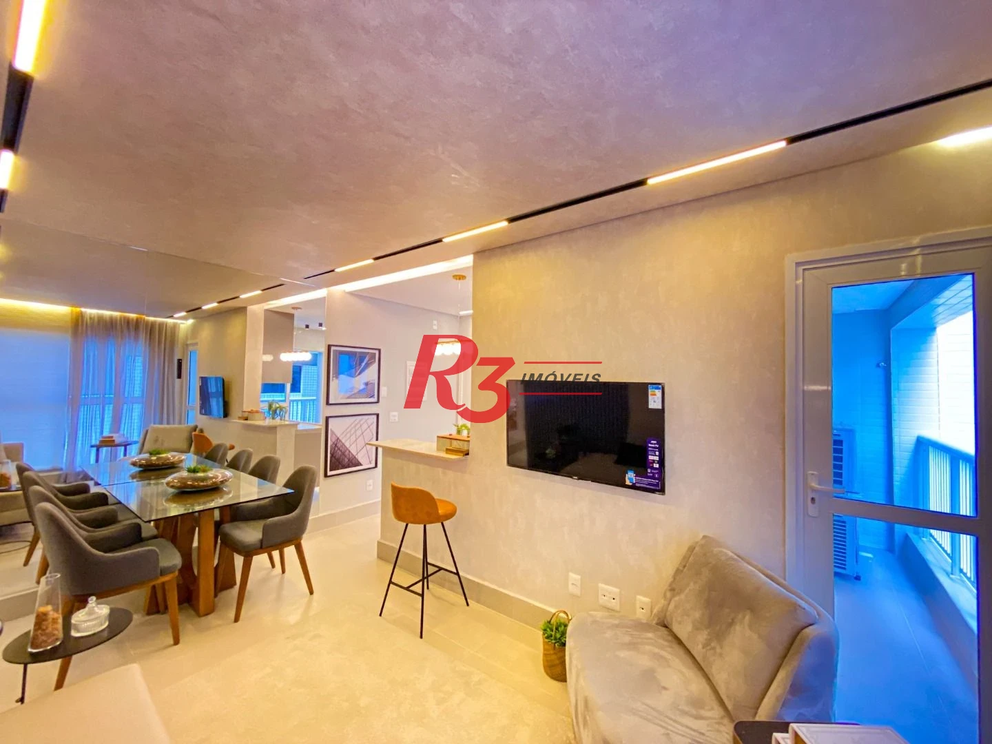 Apartamento com 2 dormitórios à venda, 82 m² por R$ 890.000,00 - Aparecida - Santos/SP