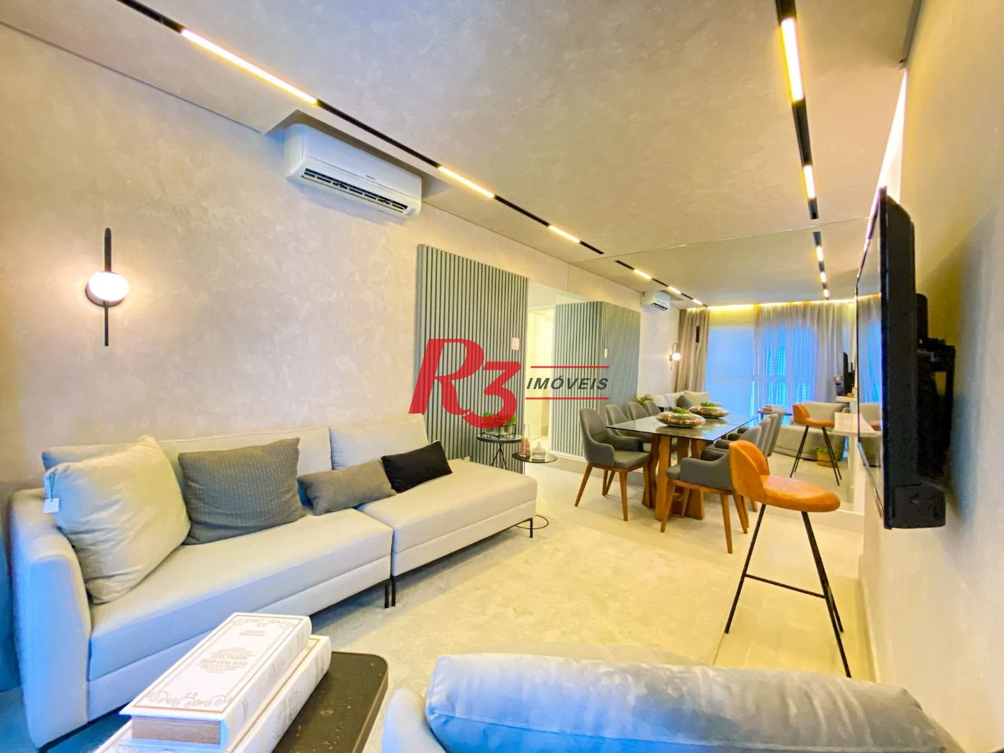 Apartamento com 2 dormitórios à venda, 82 m² por R$ 890.000,00 - Aparecida - Santos/SP