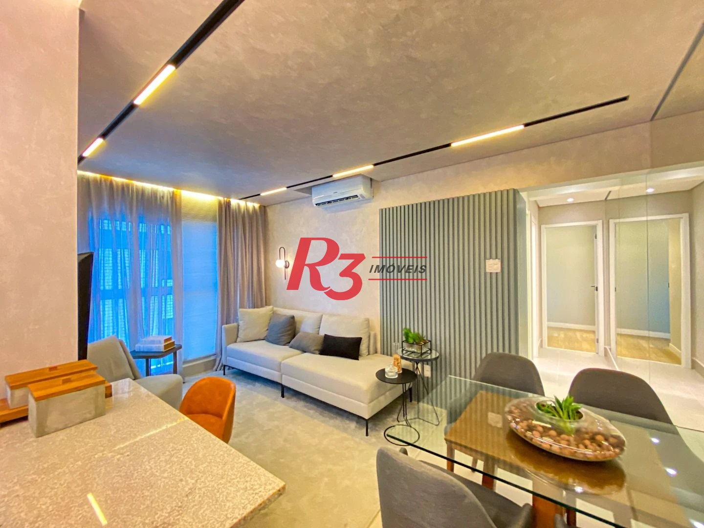 Apartamento com 2 dormitórios à venda, 82 m² por R$ 890.000,00 - Aparecida - Santos/SP